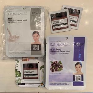 NEW Dermal Face Masks Multi item pack